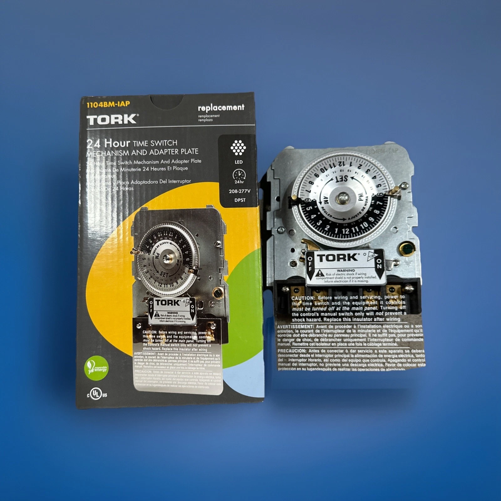 🔴Tork 1104BM-IAP 24 Hour Time Switch Replacement ON/OFF Timer Daily 40A‼️
Opens in a new window or