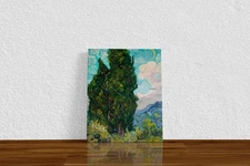 Vincent van Gogh "Cypresses" Canvas Print Wall Art Home Decor