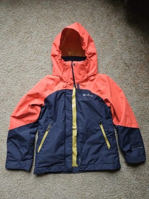 Columbia Bugaboo II Interchange Jacket In Pink & Navy Blue Size XS 6-6X