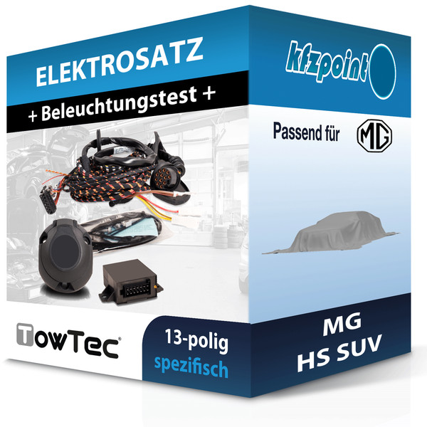 für MG HS SUV 04.2024-Jetzt Towtec E-Satz 13Polig Fahrzeugspezifisch NEU-image