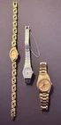 LOT OF 3 VINTAGE 70s/80s Ladies SEIKO WATCHES, 2 Quartz, 1 Hand Wind - ALL RUN