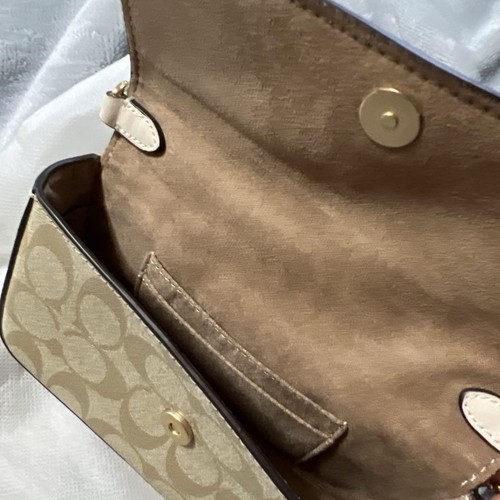 COACH Mini Josie Top Handle Crossbody Bag Signature Canvas CC340 Designer Tasche - Bild 6 von 8