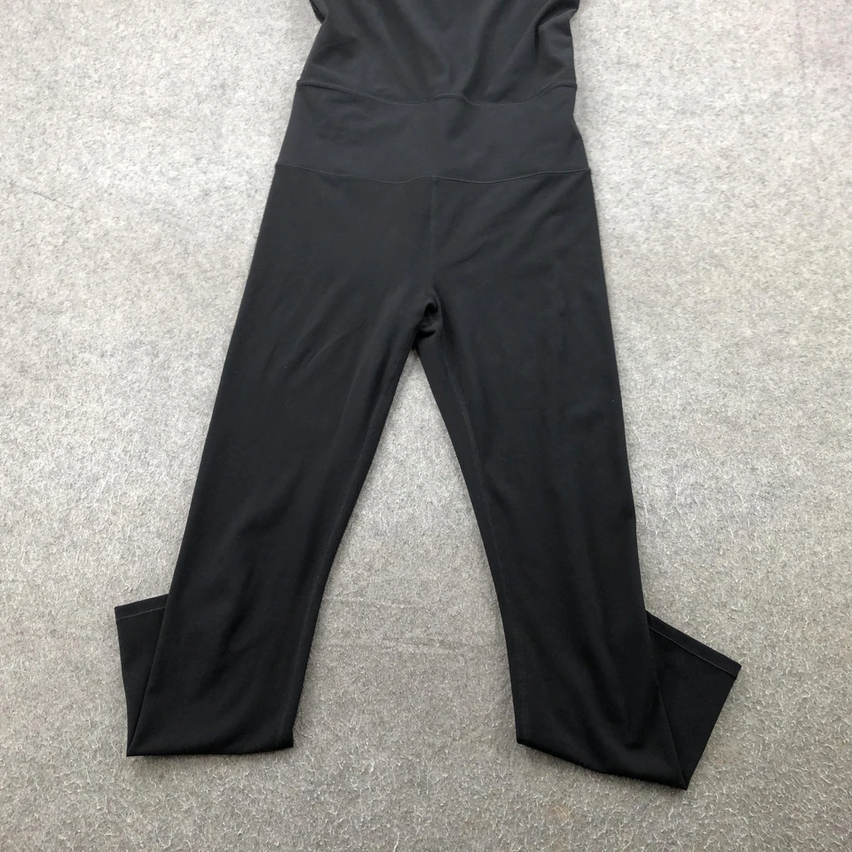 Mono Vuori para mujer mediano negro con tiras espalda cruzada una pieza yoga VW485 Foto 2 de 4