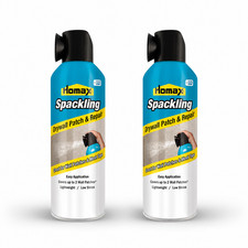 Homax Drywall Patch & Repair Spray Spackling 8 oz. Lightweight Low Shrink 2 Pack