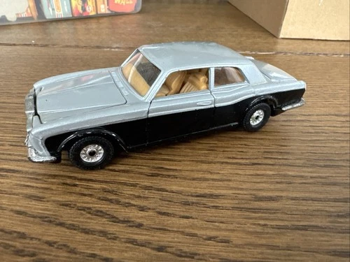 Corgi Toys Rolls Royce Corniche Silver Black Two Tone Made In Gt Britain