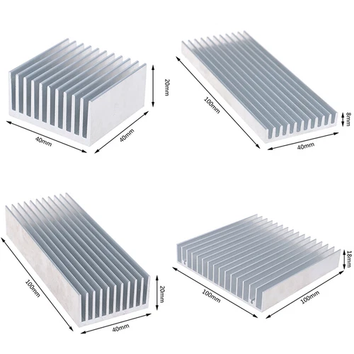 Extruded Aluminum Heatsink For High Power LED IC Chip Cooler Radiator Heat D_ME