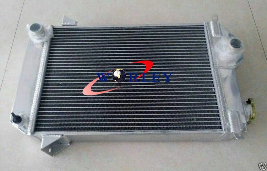 RADIADOR DE ALUMINIO PARA TRIUMPH TR4 1961-1965 1964 1963 64+VENTILADOR DE REFRIGERACIÓN Foto 2 de 4
