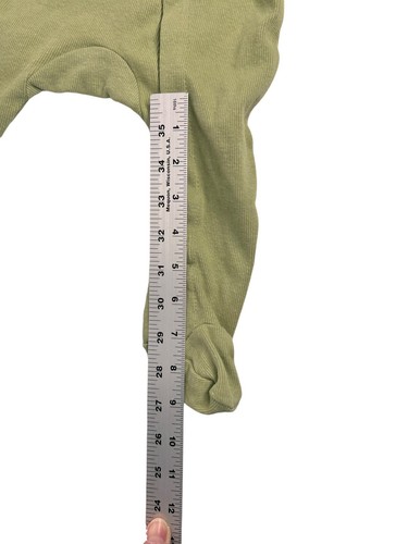 NWT PATPAT Size: 12-18 Mo One Piece Outfit Union suit Sleeper Unisex Sage Green - Picture 5 of 8
