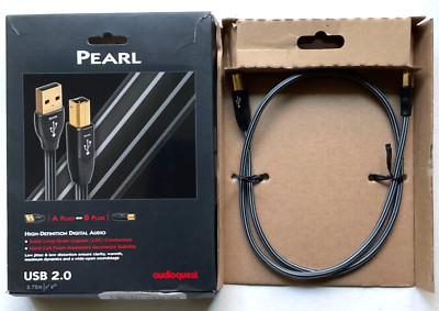 AudioQuest Pearl USB - 0.75 Meter - A to B - New - Open Box - Authorized Dealer
