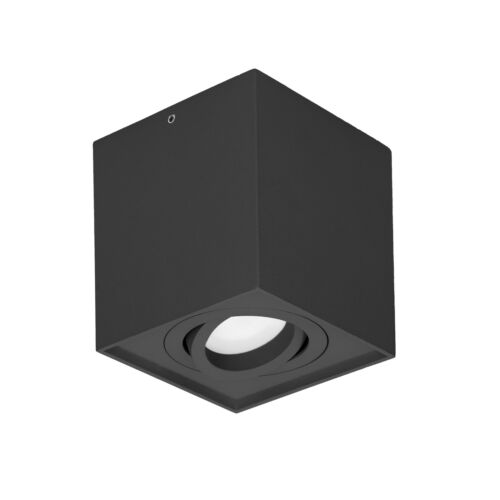 CAROLIN DLS GU10 montage-Downlight max 35W, IP20, carré, noir - Photo 1/5