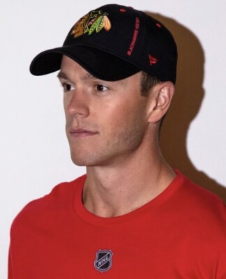 Chicago Blackhawks Fanatics Authentic ProFlex Cap L/XL- Schwarz