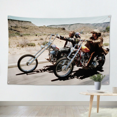 Easy Rider Movie Poster Wall Art Home Decoration Banner Painting Tapestry Mural
