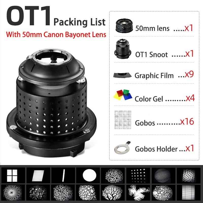 Focalized Optical Snoot With 50mm F1.7 Lens for LED Continuous Light Flash Light - Image 2 of 4