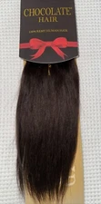 Chocolate Hair 💯 Remy Human Hair 10” Color 2 HALF PACK