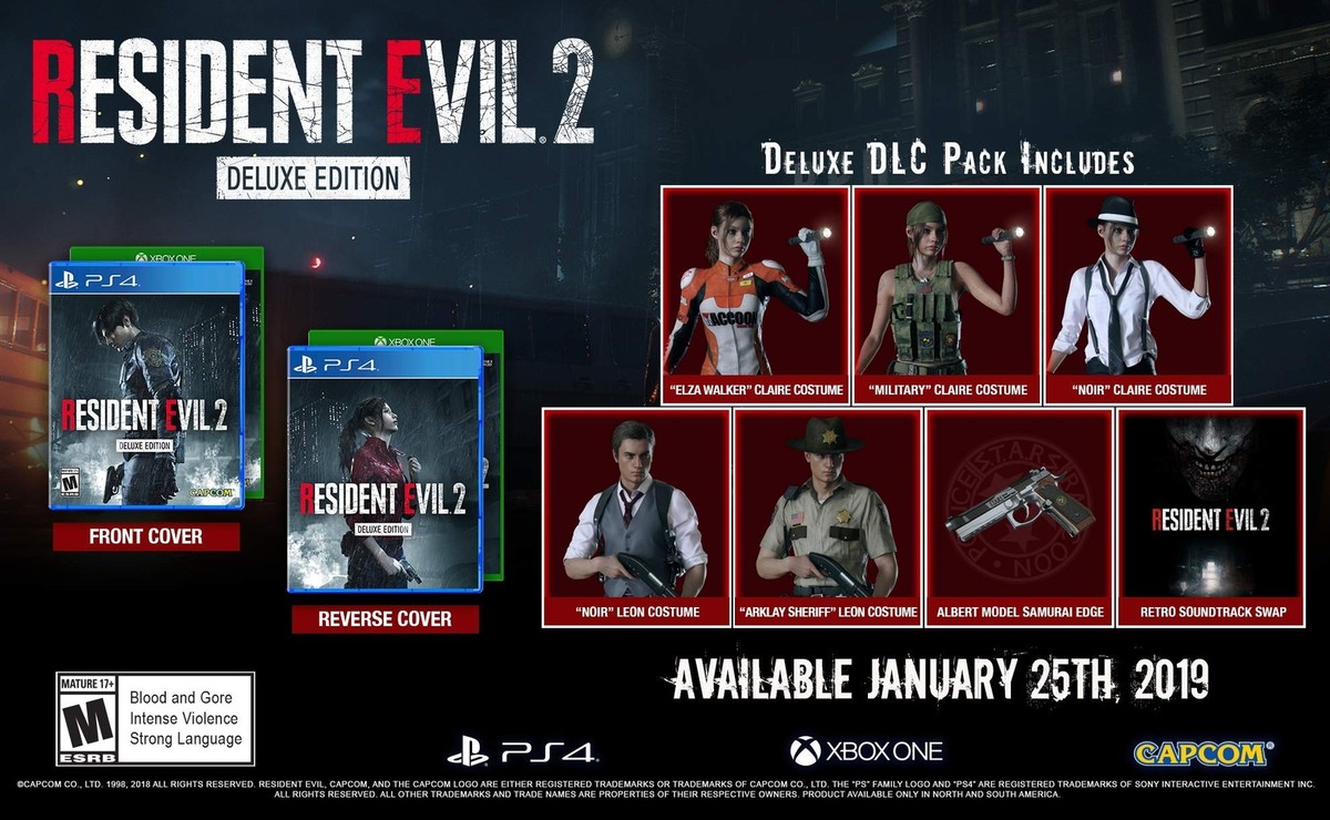 Resident Evil 2 - Xbox One Deluxe Edition [video game