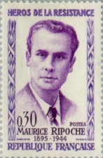 France #YT1250 MNH 1960 Resistance Maurice Ripoche [961]