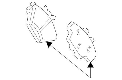 Pastillas de freno para Ford (N/P YU2Z-2V001-JA)