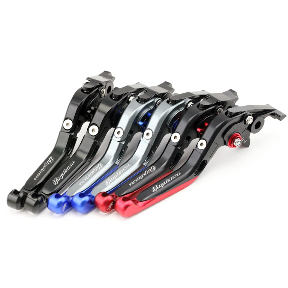 Palancas de embrague de freno extensibles plegables para SUZUKI HAYABUSA GSX 1300R 1999-2020 Foto 2 de 4