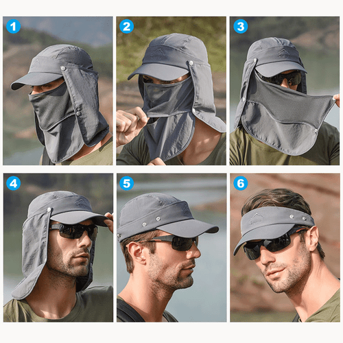 Quality Men Womens Legionnaire Sun Hat Neck Throat Flap Cover UV Protection New - Picture 7 of 21