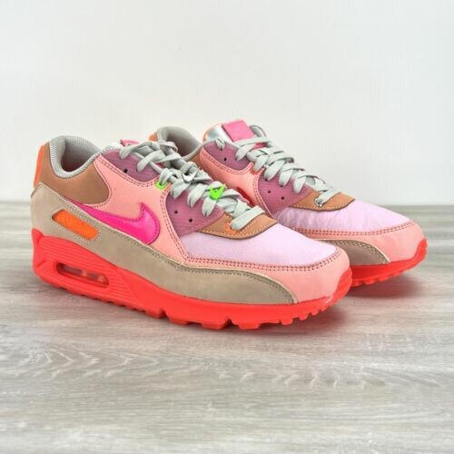 在庫文の必須!★AIR MAX 90 BRIGHT CRIMSON & PLATINUM Nike Air Max 90 “Bright Crimson Platinum” CT3449-600 Women's