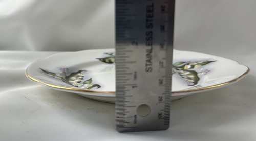 Herzogin Bone China England Maiglöckchen 8" Teller Vintage - Bild 15 von 15