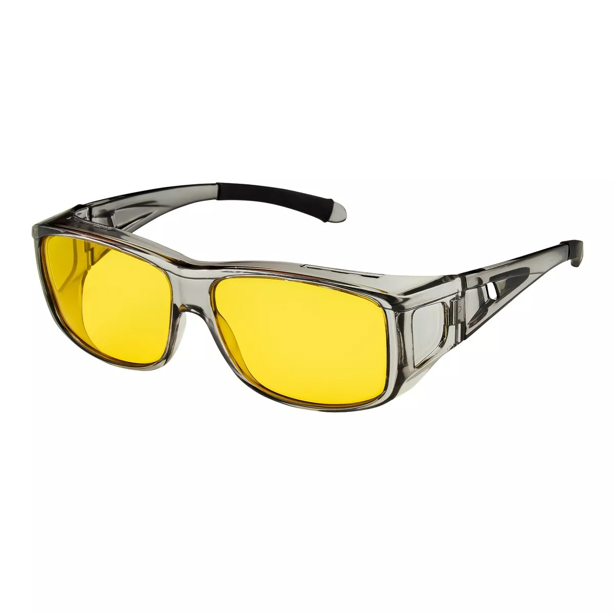 Storm Grey Night Driving Glasses Anti Glare Yellow Lens Sunglasses  Polorised UK