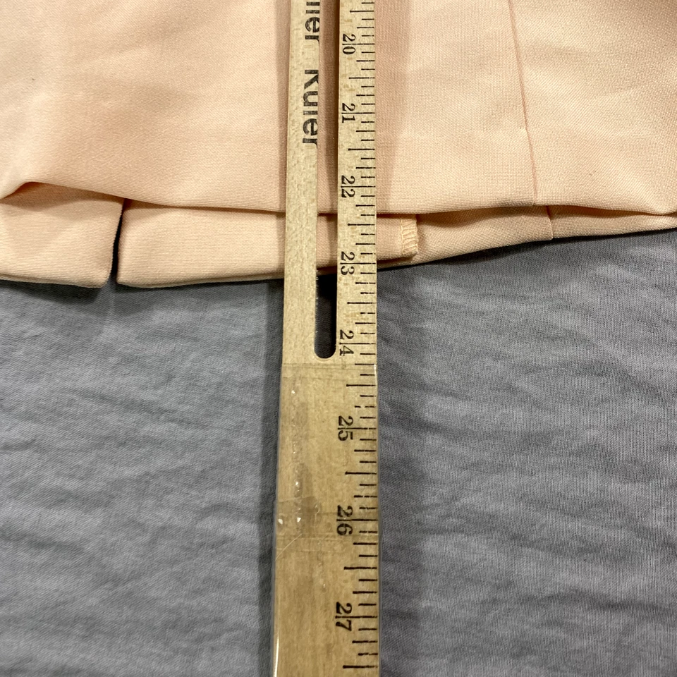 Blusa Top Mujer Vintage Dani Max Carrera Talla 8 Beige Pequeña Camisa Abotonada Foto 4 de 4