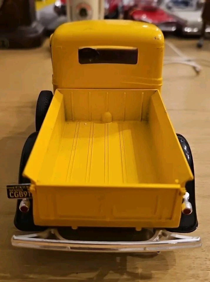 Solido Coca Cola 1936 Ford Delivery Truck Yellow Diecast Car Coke - Image 4 of 4