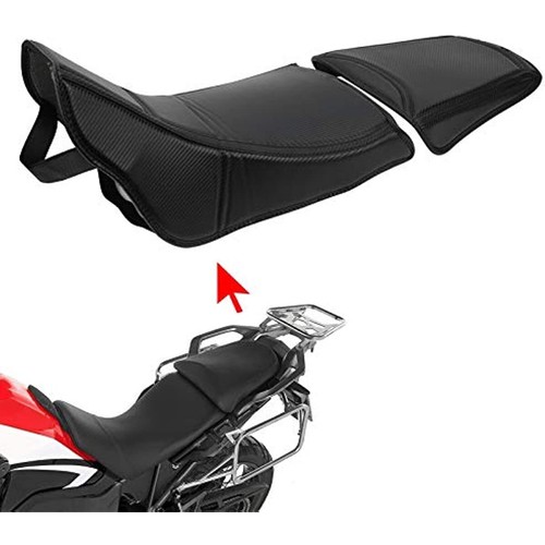PU Carbon Fibre Style Seat Cover Cushion For Honda CRF1000L Africa Twin 2015-20 - Picture 1 of 19