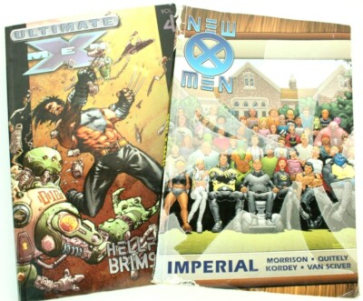 Ultimate X-men Vol.4: Hellfire & Brimstone & New X-men Paperbacks Lot of 2