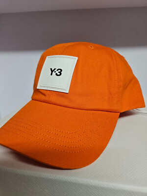  Adidas Y-3 SQL CAP YOHJI YAMAMOTO Classic Logo Cap HM8362 - FLEXDOG Orange Gr L