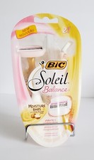Bic Soleil Balance Disposable Razors 2-Pack 5 Blades & Moisture Bars NEW SEALED