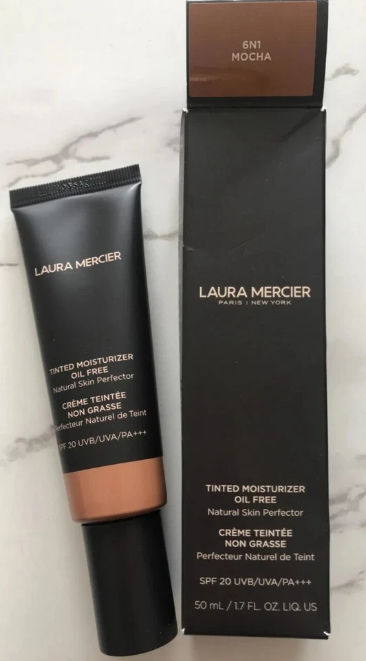 Laura Mercier getönte Feuchtigkeitscreme ölfrei im Schatten MOCHA 6N1 **NEU & VERPACKT