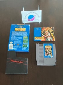 Advanced Dungeons & Dragons Pool of Radiance Nintendo Nes Complete CIB FREE SHIP