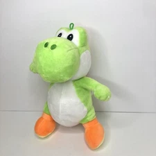 Super Mario Bros Yoshi 10” Plush Stuffed Animal Toy Basic Fun 2021 Nintendo Soft