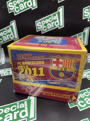 Panini FC Barcelona 2010-11 Sticker Box (50 Pack) Printed Autograph Lionel Messi