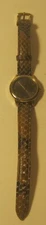 Classic Ladies TIMEX Watch w Brown Face & Brown Leather Band NEW BATTERY!!