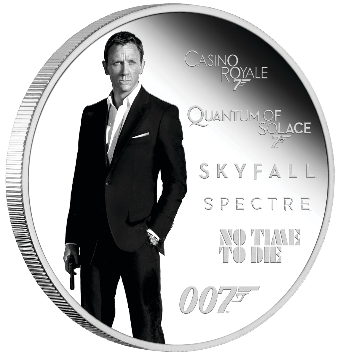 JAMES BOND LEGACY SERIES 5th ISSUE 2024 1oz SILVER PROOF $1 COIN