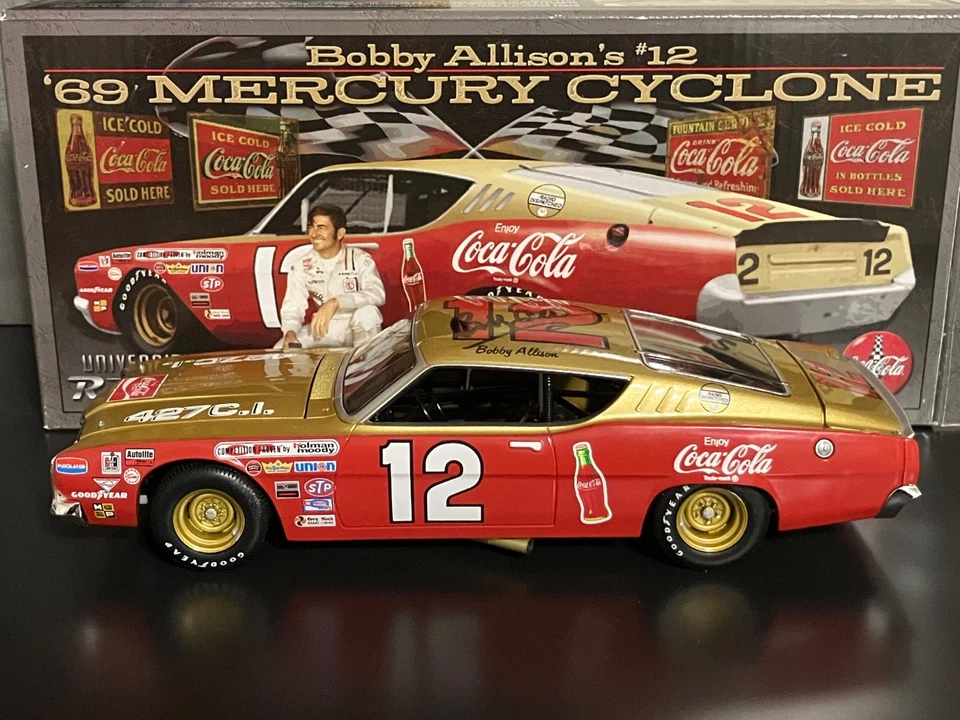 *Autographed* University of Racing Bobby Allison Coca-Cola 1969 Mercury Cyclone - Image 3 of 4