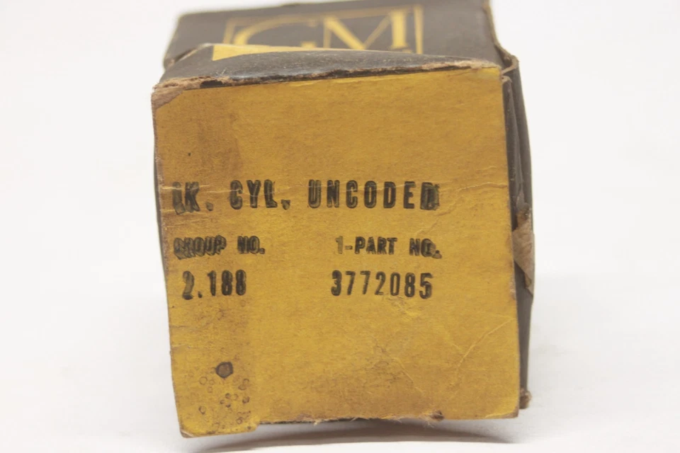 Nuevo de Lote Antiguo Chevrolet Corvette C1 C2 Interruptor de Encendido Bloqueo Cilindro GM 3772085 Foto 2 de 4