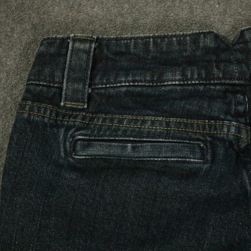 Gap Original Long and Lean Bootcut/Flare Low Rise Stretch-Denim Dark Wash Blue 0 - Picture 9 of 20