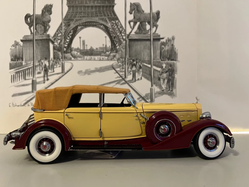 Franklin Mint Packard 1934 Convertible Sedan limited 1:24 inkl. OVP - Bild 4 von 4