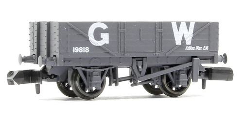 Peco NR5000W 9ft 5 Planken offener Wagen, GWR, grau Nr.19818 | Zustand: New