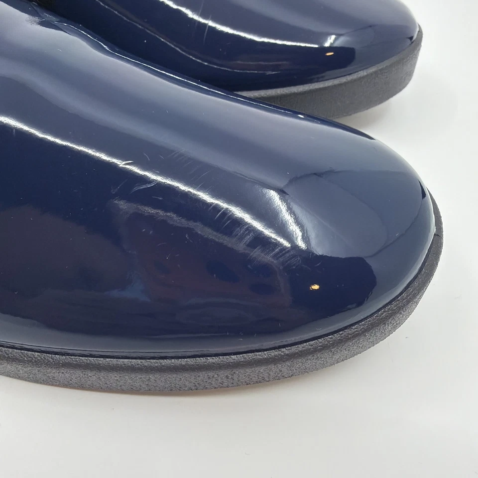 Zapatos RIVIERAS VINILO AZUL MARINO SIN CORDONES Hechos en España 🇪🇸 Talla 40 Foto 3 de 4