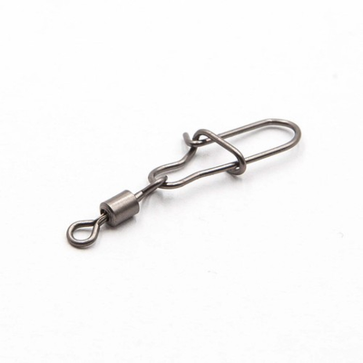 #ad Barrel Swivels with Safety Snap Size 1 – Black Nickel Quick Change Terminal Tack $16.78