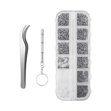 Eyeglasses Repair Kit Eyeglass Screws Nose Pads Set for Eyeglass Watch Repair