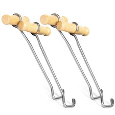 2 Pack Cowboy Boot Hooks - Boot Puller with Long Handles for Men and Women