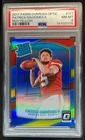 2017 Donruss Optic Patrick Mahomes II Red and Yellow Rated Rookie #177 PSA 8