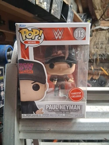 Funko POP! #113 WWE: Paul Heyman (Gamestop Exclusive) Wrestling ECW (New)