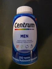Centrum Men Multivitamin Energy/Metabolism/Muscle - 250 Tablets - Exp. 02/26